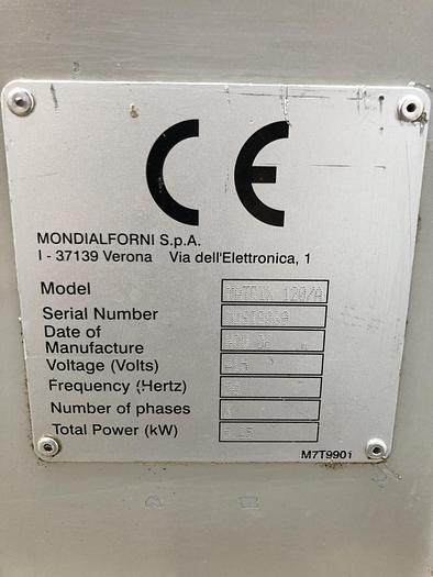 Used Mondial Forni Matrix 120/A (Dough Capacity) Spiral Mixer