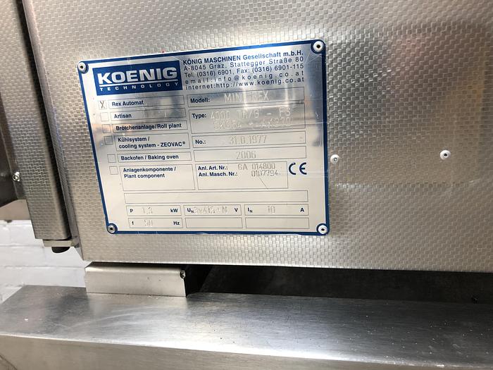 Refurbished 2006 Konig Mini Rex 4000