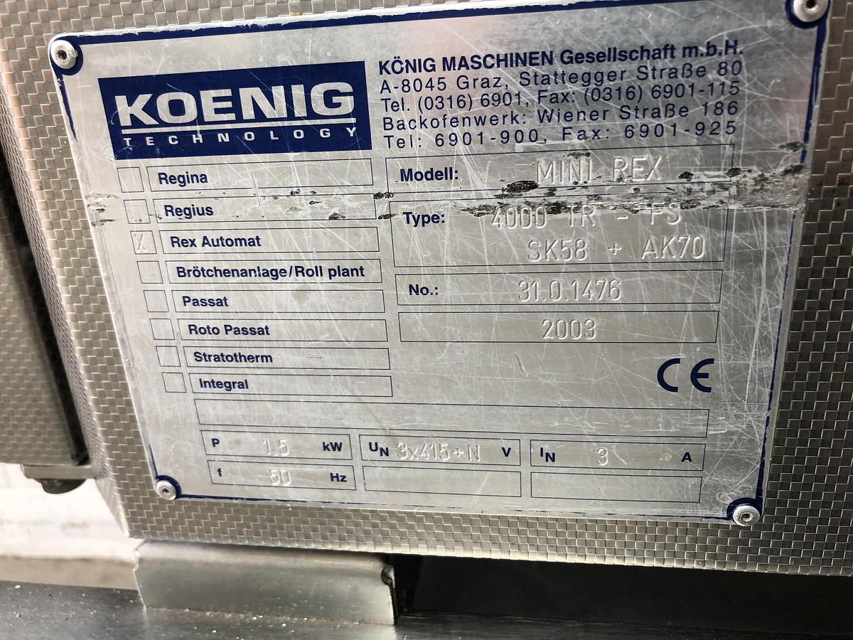 Refurbished Konig Mini Rex 4000 2 Pocket Head Unit Only, fully remanufactured, like new