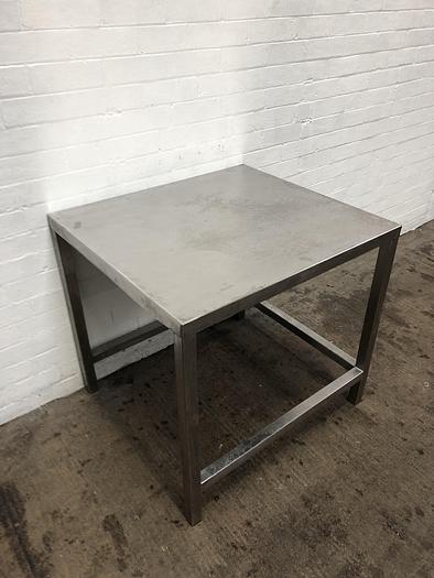 Used Stainless Steel Bakery Table 84cm x 77cm