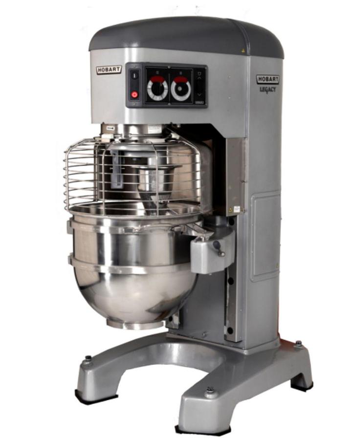 Hobart Legacy HL800, 80ltr Planetary Mixer, Guarded, Stainless Steel Bowl, Beater, Whisk and Hook