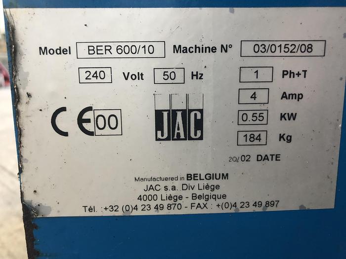 Used Jac 10mm/14mm Manual Bread Slicer