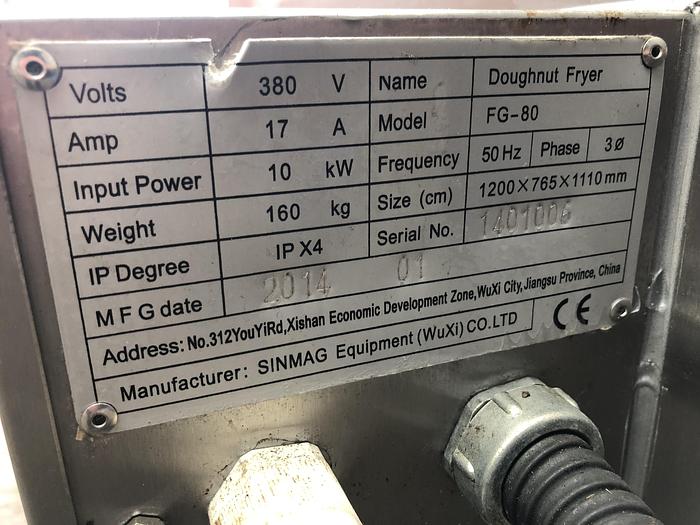Used Mono Submerge Automatic Fryer - 18" x 30" Trays