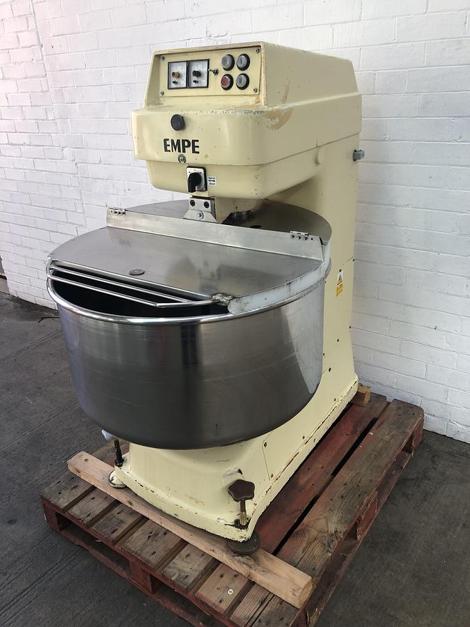 Used Kemper SP75, 120kg (dough capacity) Spiral Mixer, 2 speed, 2 timers
