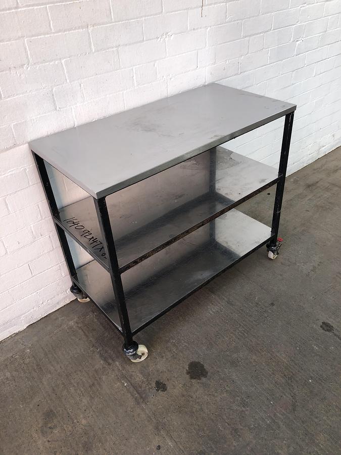 Used Stainless Steel Bakery Table 92cm x 47cm