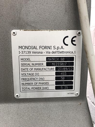 Used Mondial Forni Matrix 80