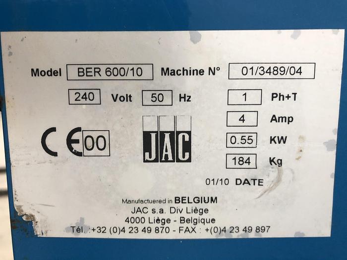 Used Jac 10mm/14mm Manual Bread Slicer