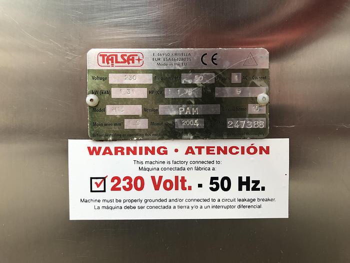 Used 2004 Talsa H15 PAM 10