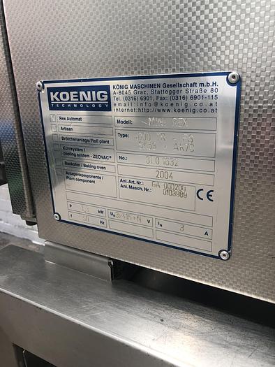 Used 2004 Konig Mini Rex 4000 Rebuild Code 31.0.1632