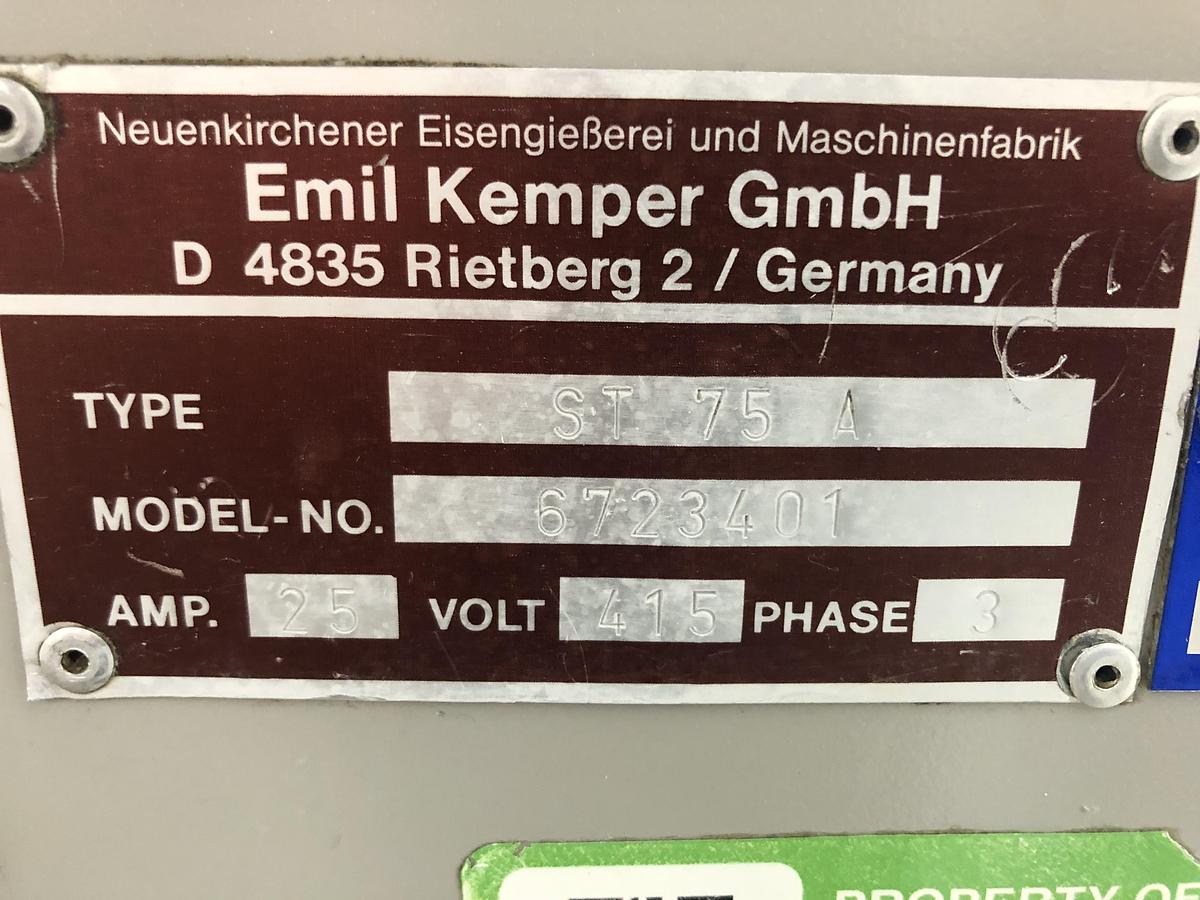 Used Kemper ST75A, 120kg (dough capacity) Spiral Mixer, 2 speed, 2 timers, supplied with 2 bowls