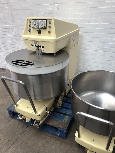 Used Kemper ST75A, 120kg (dough capacity) Spiral Mixer, 2 speed, 2 timers, supplied with 2 bowls
