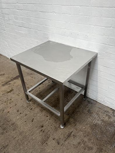 Used Stainless Steel Bakery Table 71cm x 64cm