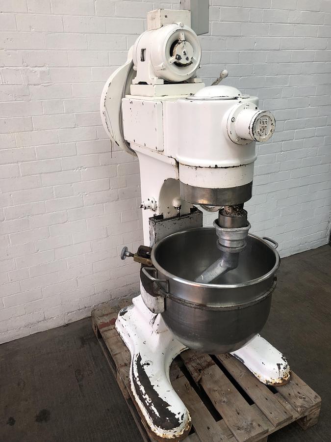 Used John Hunt 80Ltr Planetary Mixer with Stainless Steel Bowl and Dough Hook