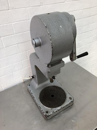 Used Crypto Peerless Handomatic Pie Blocker, large selection of dies to suit at additional cost