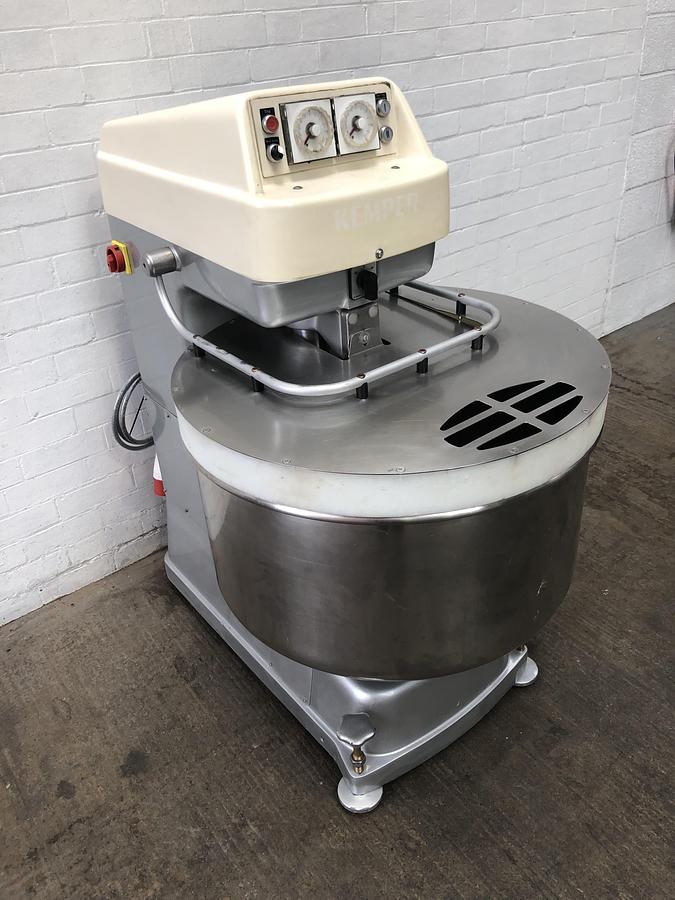 Used Kemper SP75, 120kg (dough capacity) Spiral Mixer, 2 speed, 2 timers