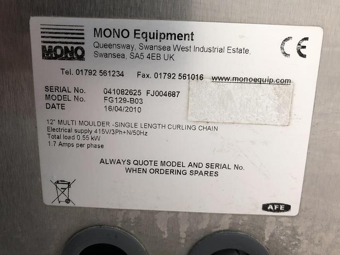 Used Mono 12" Multi Moulder,
