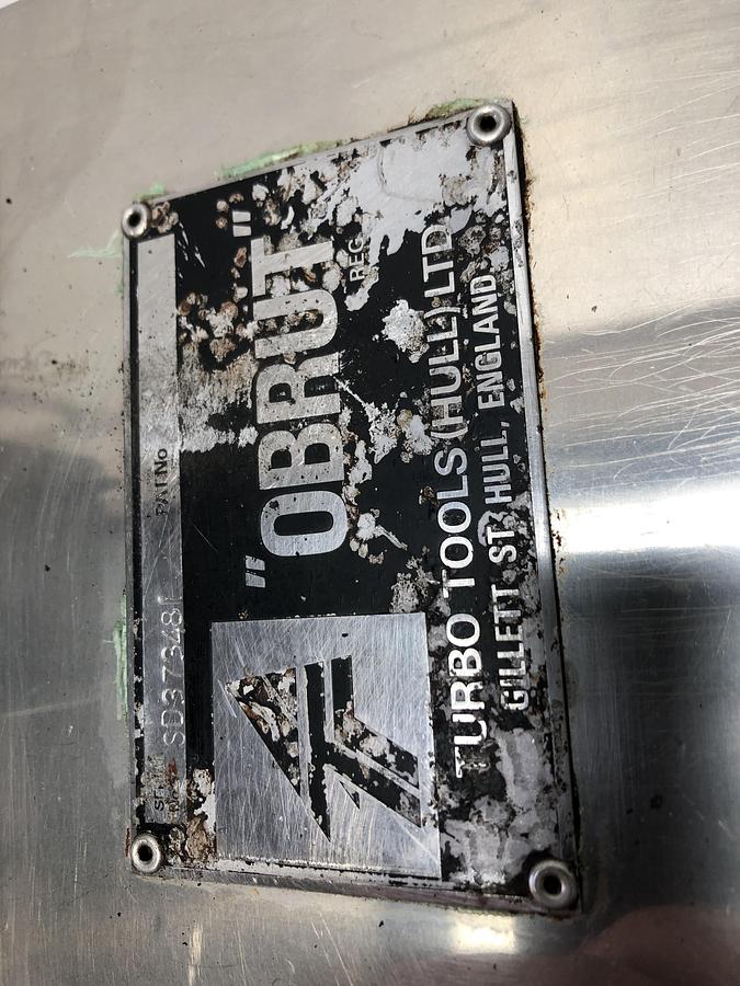 Used Turbo tools MND single head depositor with GP outlet