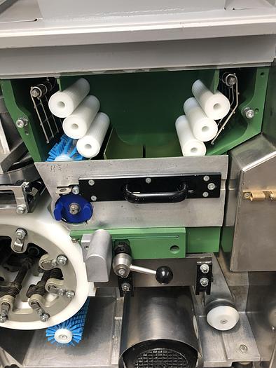 Used Konig Mini Rex 4000, 2 pocket roll plant with forming station, refurbished with new belts