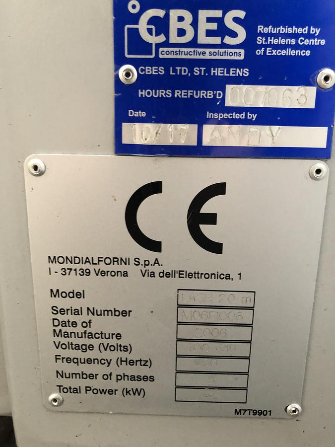 Used 2006 Mondial Forni Flash 2.0