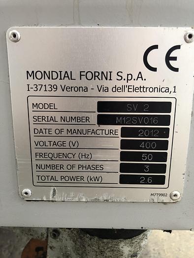 Used 2012 Mondial Forni SV2