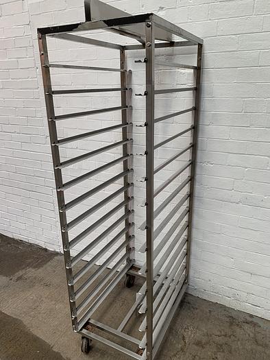 Used 18" x 30" 14 Runner Stainless Steel Bonguard Oven Rack