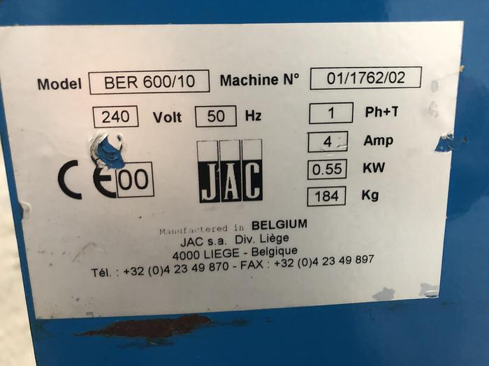 Used Jac 10mm/14mm Manual Bread Slicer