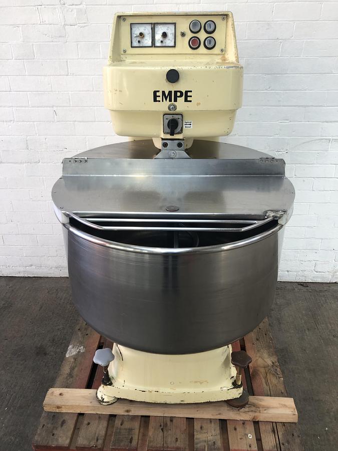 Used Kemper SP75, 120kg (dough capacity) Spiral Mixer, 2 speed, 2 timers