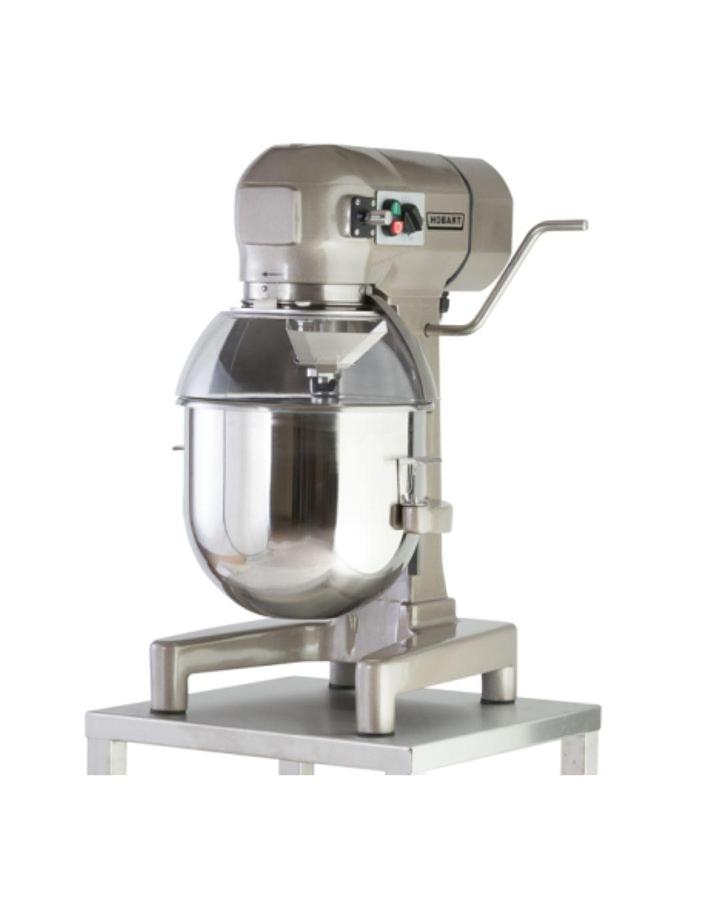 Hobart A200, 20ltr Planetary Mixer, Guarded, Stainless Steel Bowl, Beater, Whisk and Hook