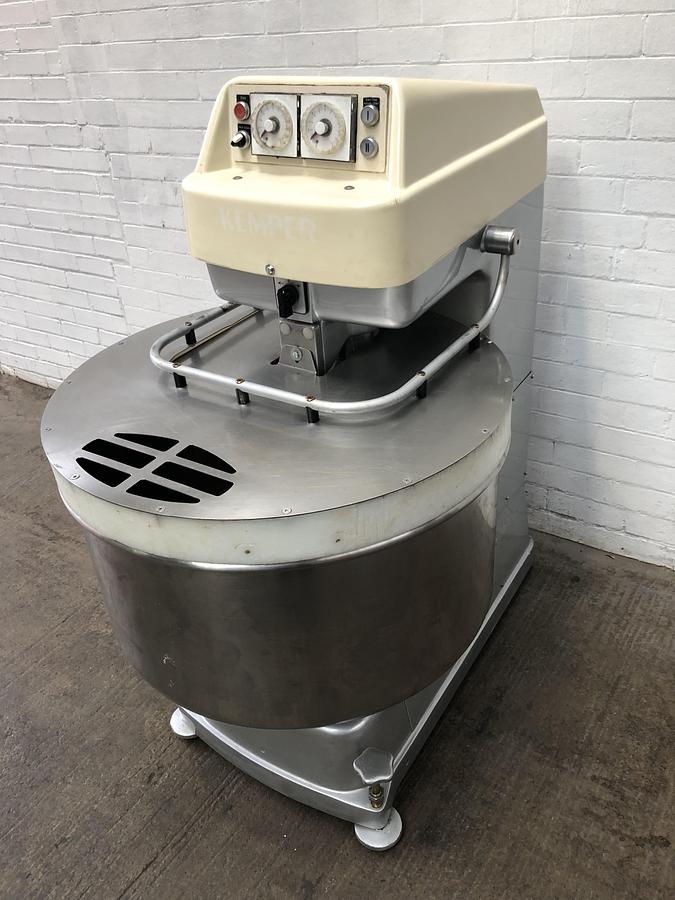 Used Kemper SP75, 120kg (dough capacity) Spiral Mixer, 2 speed, 2 timers