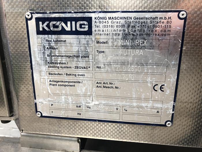 Refurbished 2010 Koenig Mini Rex Futura 