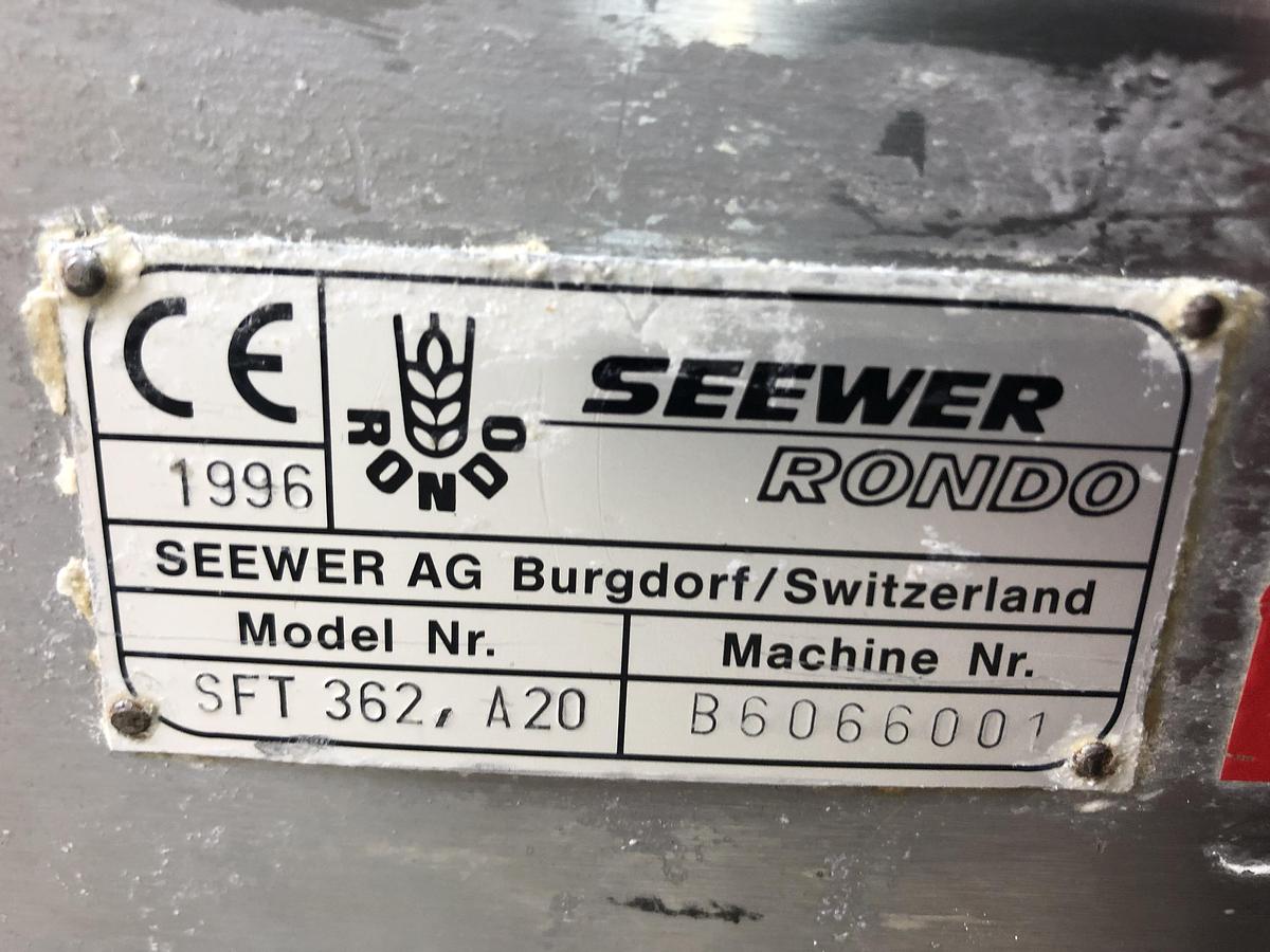 Used Rondo Seewer SFT 362 A20 Pastry Sheeter