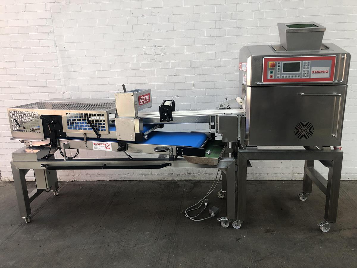 Used Konig Mini Rex 4000, 2 pocket roll plant with forming station, fully refurbished with new belts