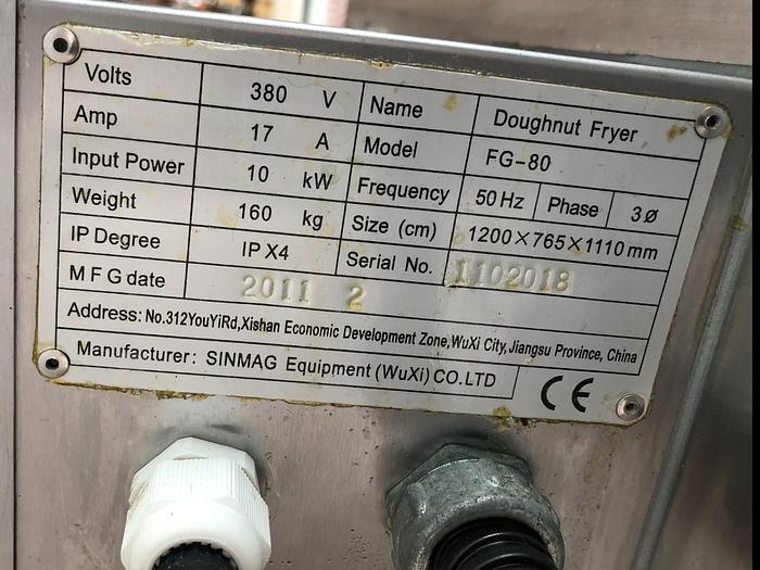 Used Mono Submerge Automatic Fryer - 18" x 30" Trays