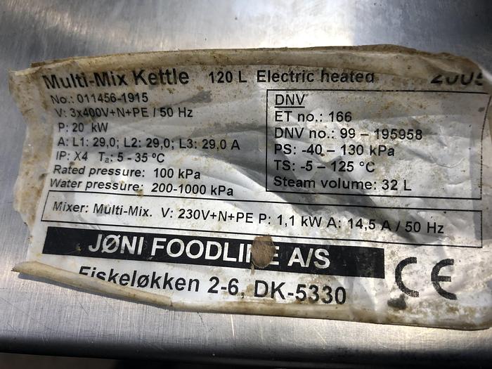 Used Joni Fooldlines Multi Mix Electric Heated Kettle