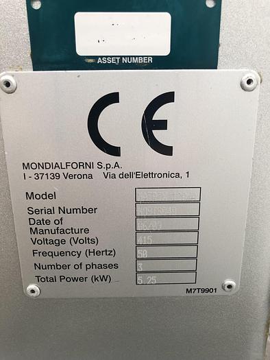 Used 2009 Mondial Forni Matrix 120/A