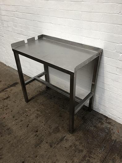 Used Stainless Steel Bakery Table 91xm x 50cm