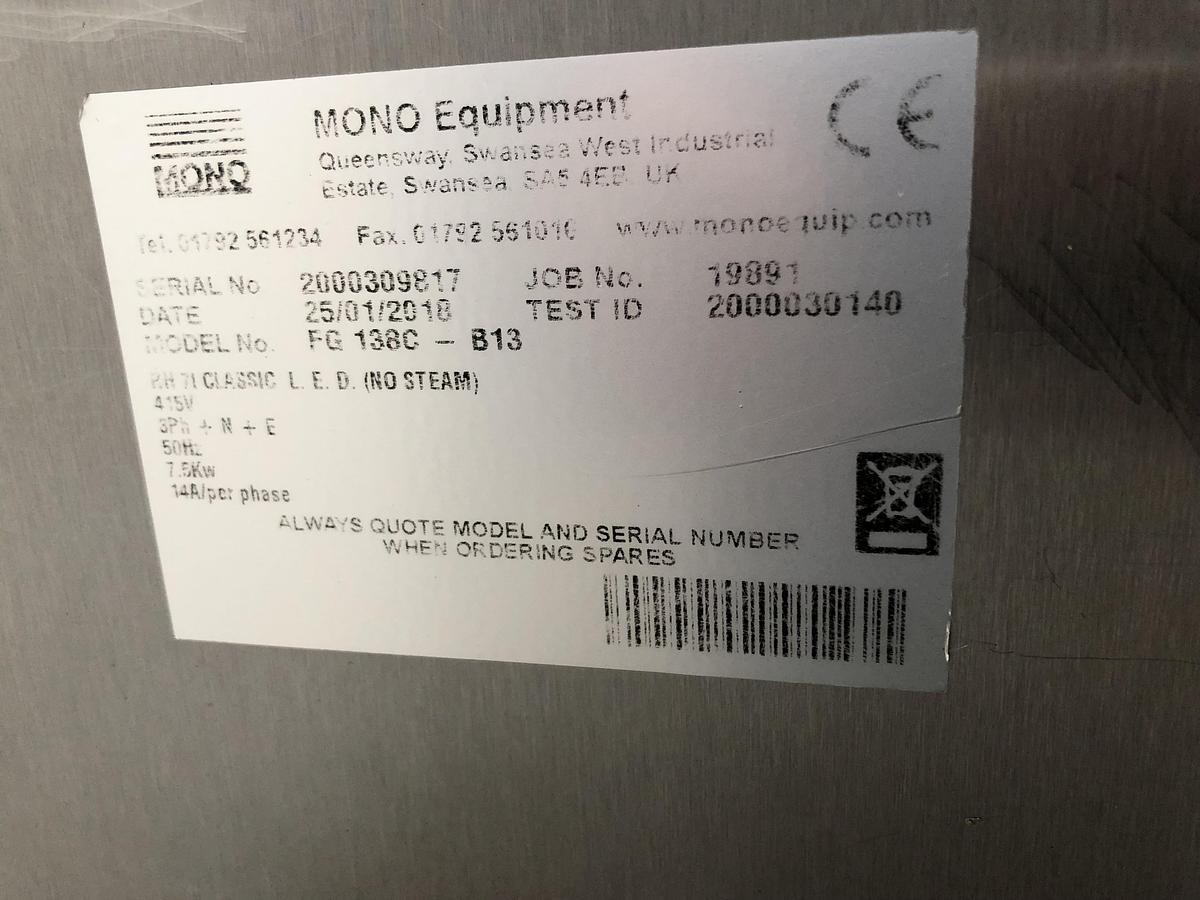 Used Mono Double 40cm x 60cm 7 Tray Bake Off Ovens