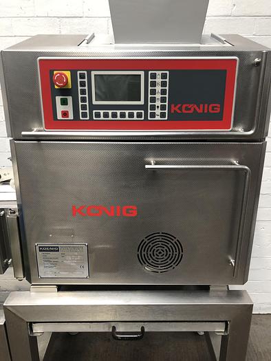 Used Konig Mini Rex 4000, 2 pocket roll plant with forming station, refurbished with new belts