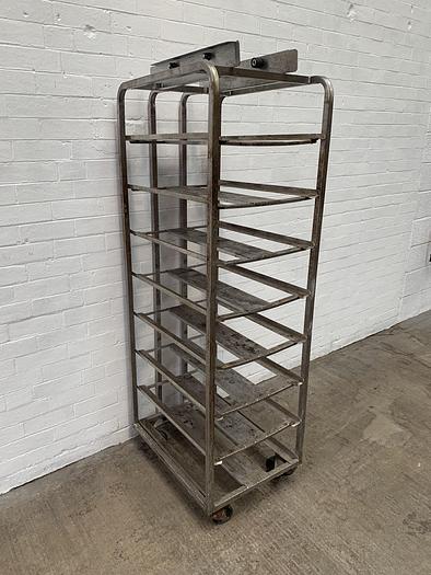 Used 18" x 30" 8 Runner Stainless Steel Mono Oven/ Bread Rack