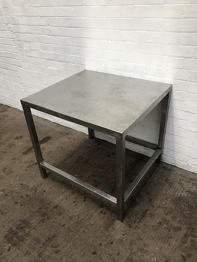 Used Stainless Steel Bakery Table 84cm x 77cm