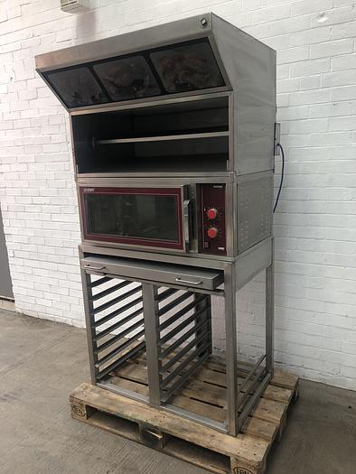 Used Leventi Bakermat Junior Basic 2 tray Bake off Oven