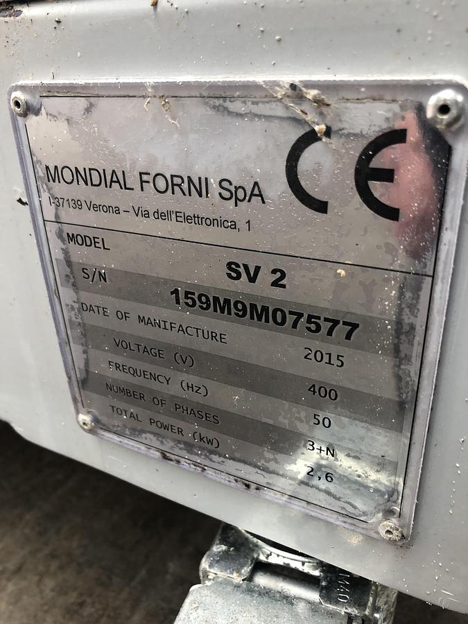 Used Mondial Forni SV2 Volumetric Dough Divider 260g - 1050g Weight Range