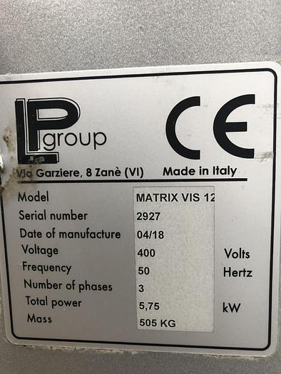 Used Mondial Forni Matrix VIS 120KG Spiral Mixer SMMF02