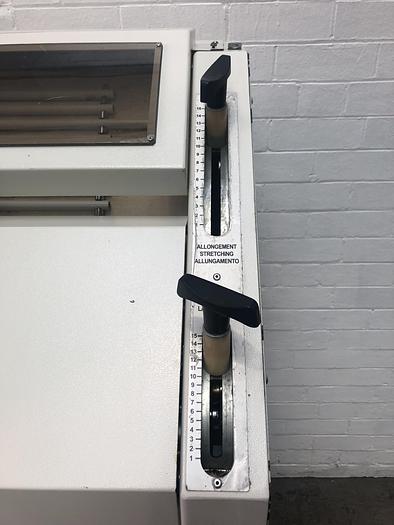 Used Mecnosud 30" Long French Stick/ Baguette Molder on Stand