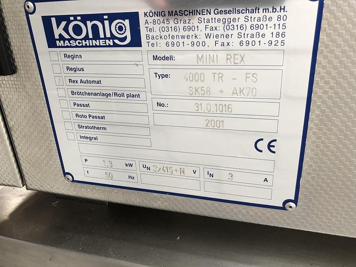 Refurbished 2001 Konig Mini Rex Futura