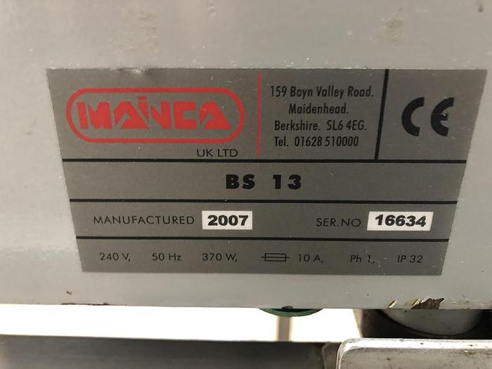 Used Mainca BS13 13mm Bread Slicer