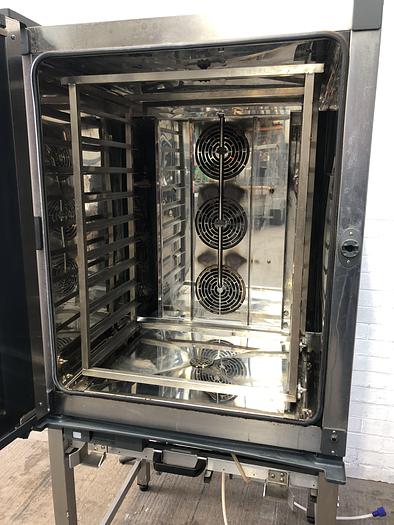 Used UNOX BakerTop 10 Tray (400mm x 600mm) combi /bake off Oven on stand
