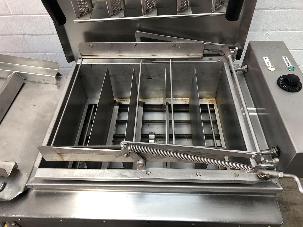 Used DCA 500 Half Tray Float Fryer - 18" x 15" Trays With Under Prover