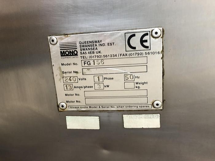 Used Mono BX 2 Trays Single Phase Bake Off Oven