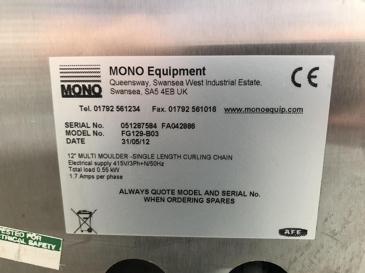 Used Mono 12" Multi bread moulder